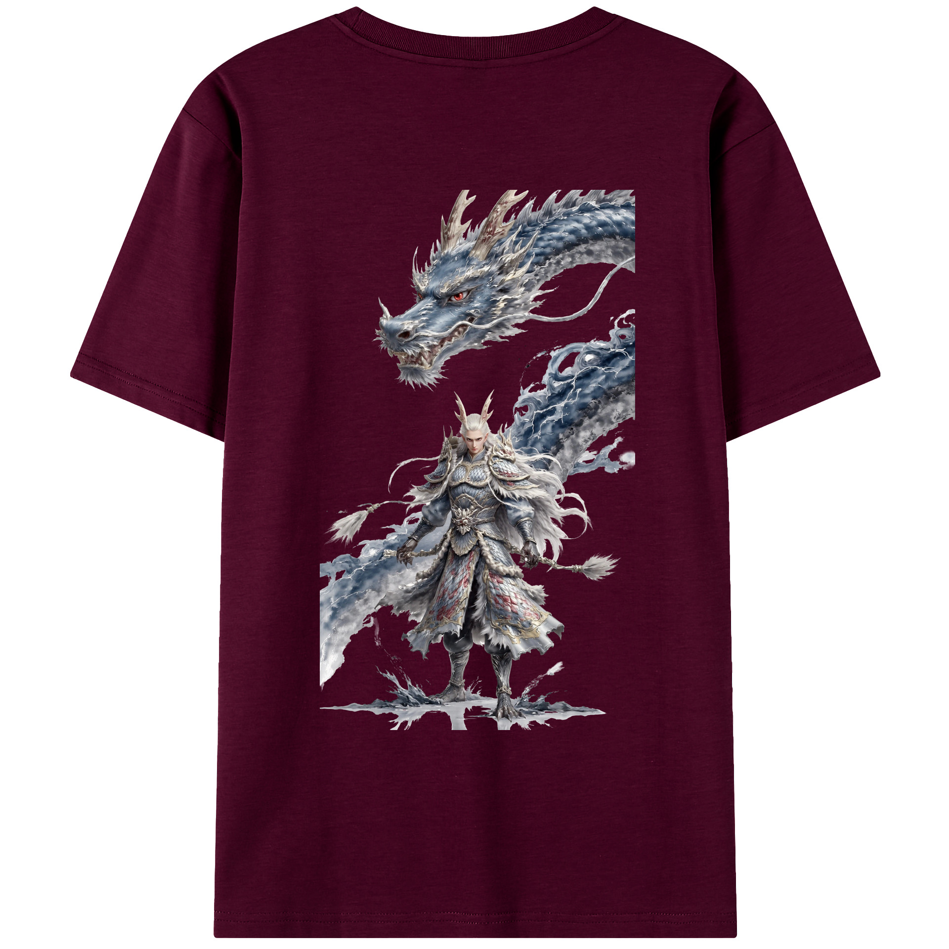 （画像用） Ne Zha 2 ナタ 魔童の大暴れ レディース半袖Tシャツ(バックプリント)